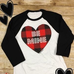Vintage Style 'Be Mine' Baseball jersey
